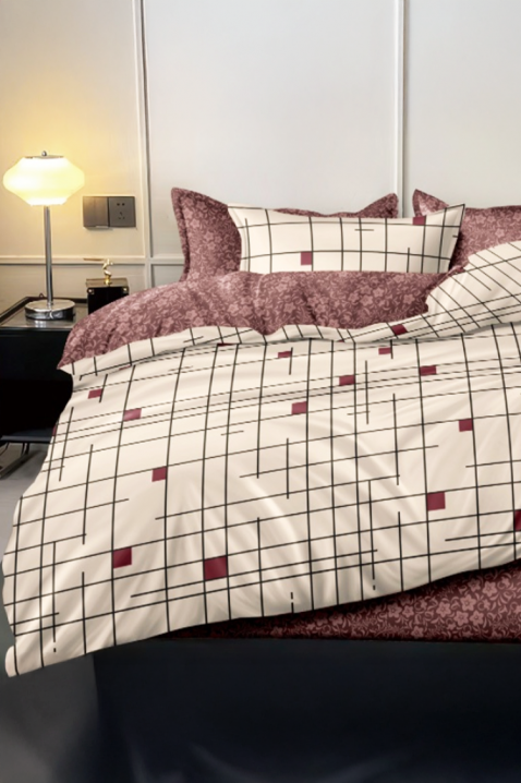 Komplet posteljina GORMENY 200x220 cm pamuk - dijela, Boja: višebojna, IVET.HR - MODERNA ODJEĆA