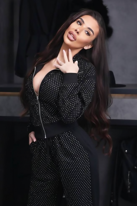 Komplet ALEMONSA BLACK, Boja: crna, IVET.HR - MODERNA ODJEĆA