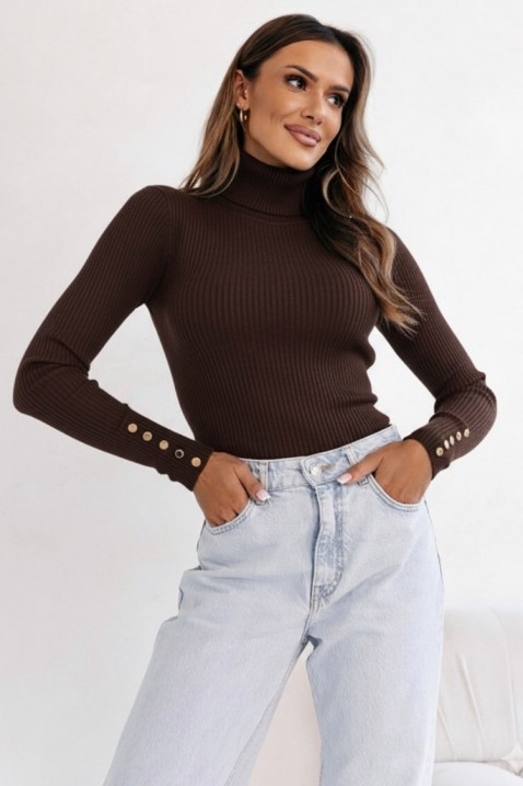 Ženska bluza PEROLTA BROWN, Boja: smeđa, IVET.HR - MODERNA ODJEĆA