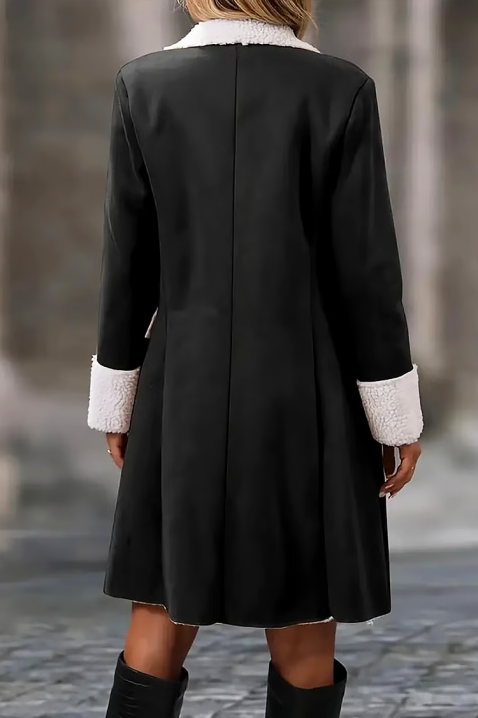 Kaput MARSETA BLACK, Boja: crna, IVET.HR - MODERNA ODJEĆA