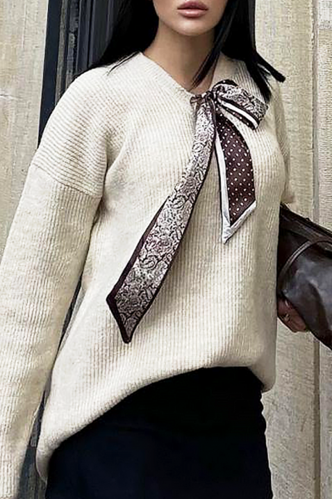 Džemper SHARLINTA ECRU, Boja: drap, IVET.HR - MODERNA ODJEĆA