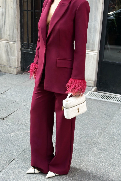 Komplet BROVELDA, Boja: bordo, IVET.HR - MODERNA ODJEĆA