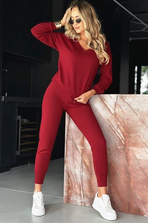 Komplet LOMANDA RED, Boja: crvena, IVET.HR - MODERNA ODJEĆA