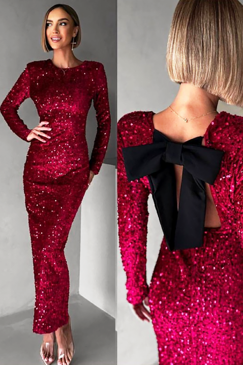 Haljina JOLINZA RED, Boja: crvena, IVET.HR - MODERNA ODJEĆA