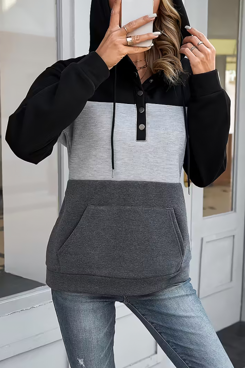 Dukserica FRELONDA, Boja: siva, IVET.HR - MODERNA ODJEĆA