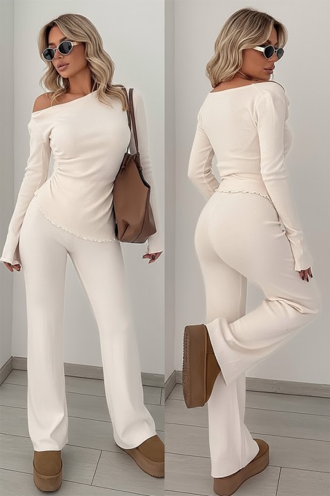 Komplet ABENITA ECRU, Boja: drap, IVET.HR - MODERNA ODJEĆA