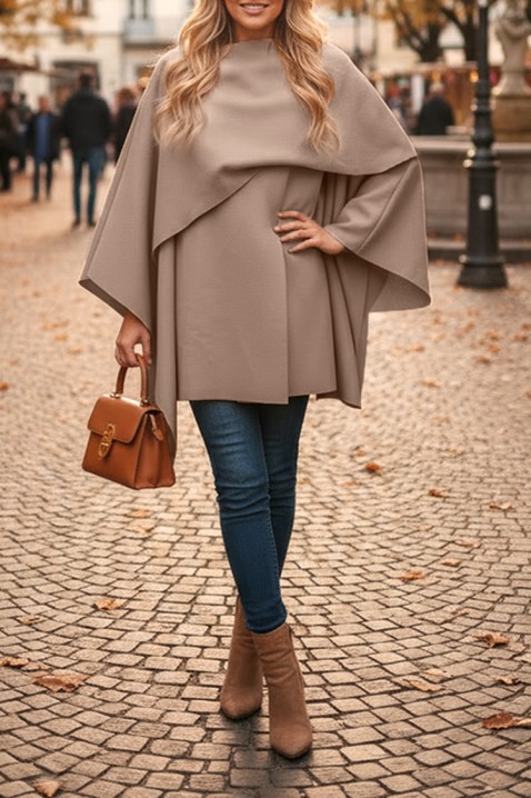 Kaput POKRINZA MOCHA, Boja: moka, IVET.HR - MODERNA ODJEĆA