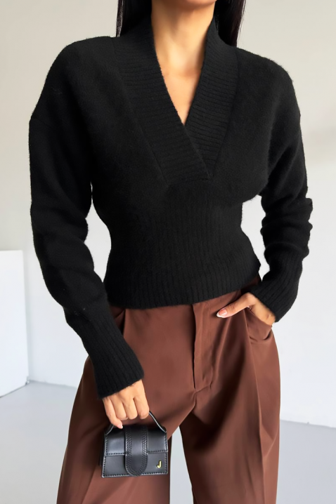 Džemper VREMOLDA BLACK, Boja: crna, IVET.HR - MODERNA ODJEĆA