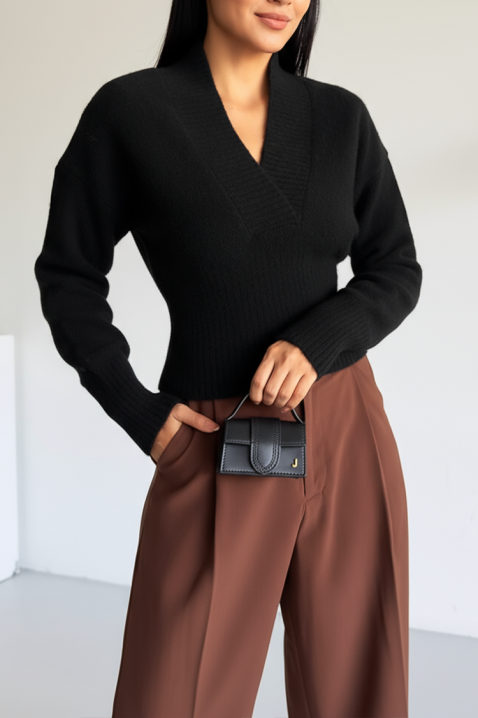 Džemper VREMOLDA BLACK, Boja: crna, IVET.HR - MODERNA ODJEĆA