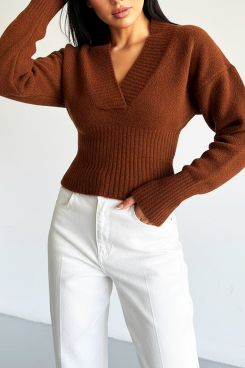 Džemper VREMOLDA CAMEL, Boja: svjetlosmeđa, IVET.HR - MODERNA ODJEĆA