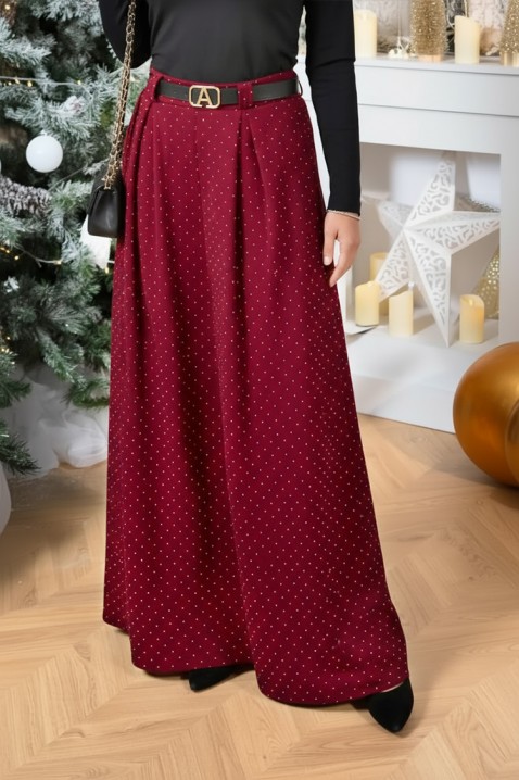 Hlače VALEANA BORDO, Boja: bordo, IVET.HR - MODERNA ODJEĆA