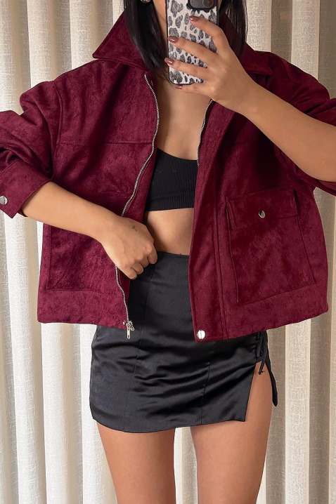 Jakna REMZINA BORDO, Boja: bordo, IVET.HR - MODERNA ODJEĆA