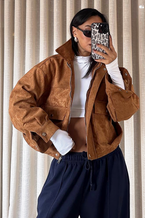 Jakna REMZINA CAMEL, Boja: svjetlosmeđa, IVET.HR - MODERNA ODJEĆA