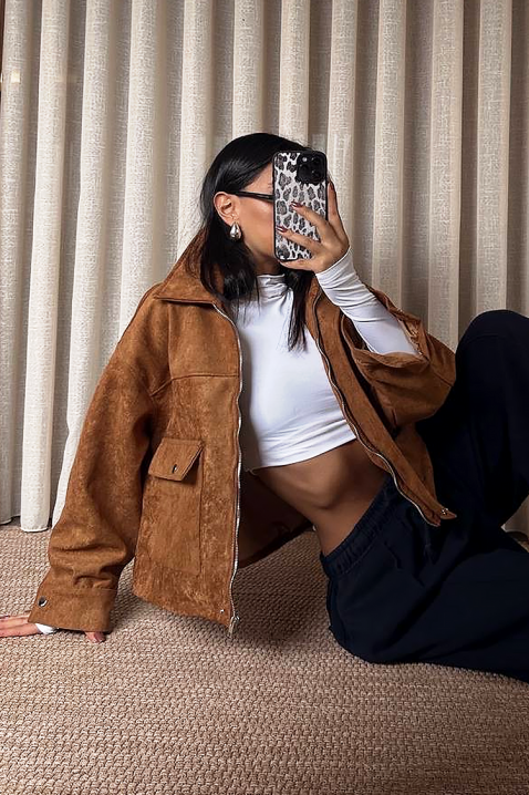 Jakna REMZINA CAMEL, Boja: svjetlosmeđa, IVET.HR - MODERNA ODJEĆA