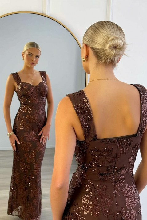 Haljina MILINZONA, Boja: smeđa, IVET.HR - MODERNA ODJEĆA