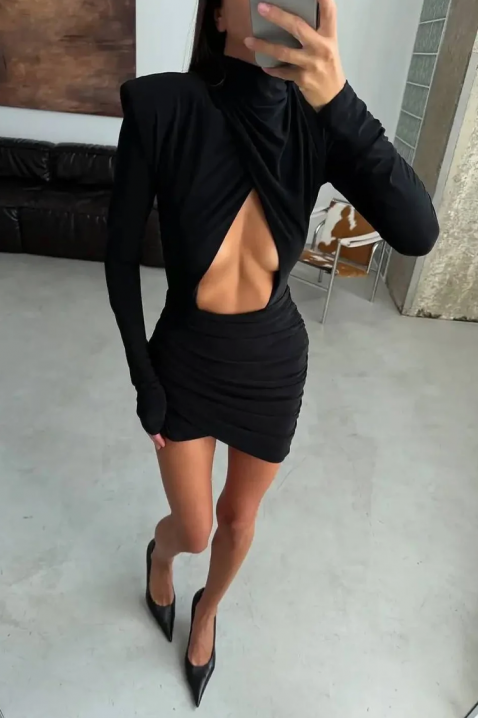 Haljina NRENINZA, Boja: crna, IVET.HR - MODERNA ODJEĆA