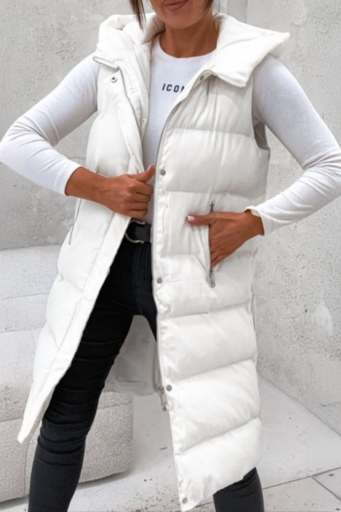 Prsluk GRENORZA WHITE, Boja: bijela, IVET.HR - MODERNA ODJEĆA