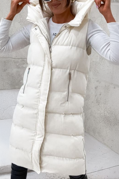 Prsluk GRENORZA WHITE, Boja: bijela, IVET.HR - MODERNA ODJEĆA