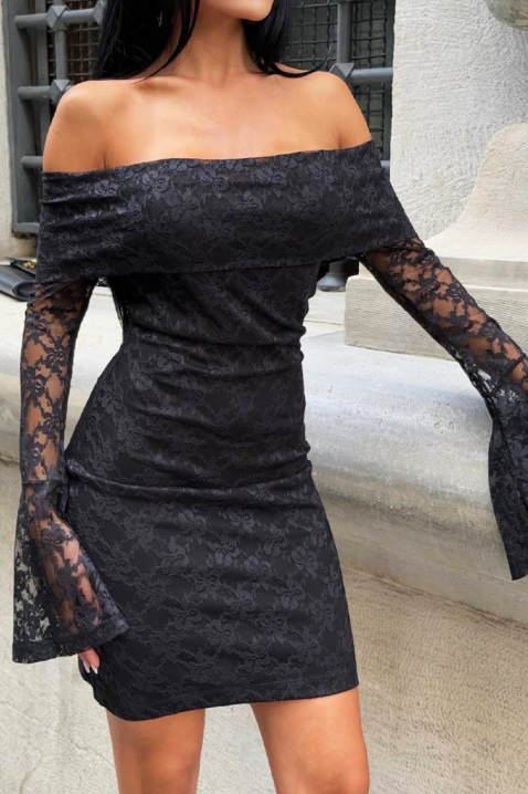 Haljina RAMDELA BLACK, Boja: crna, IVET.HR - MODERNA ODJEĆA