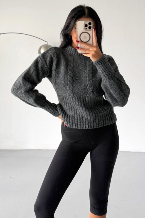 Džemper BLANDIRA GREY, Boja: siva, IVET.HR - MODERNA ODJEĆA