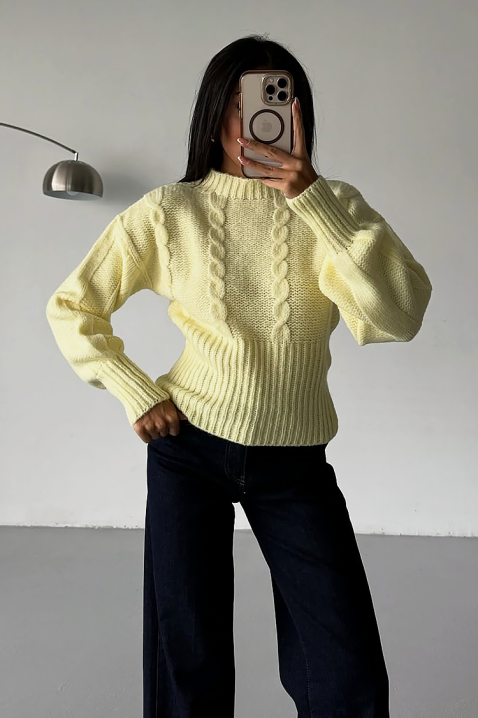 Džemper BLANDIRA YELLOW, Boja: žuta, IVET.HR - MODERNA ODJEĆA