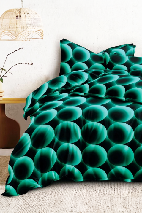 Komplet posteljina VEPOLDY 200x220 cm pamuk - dijela, Boja: zelena, IVET.HR - MODERNA ODJEĆA