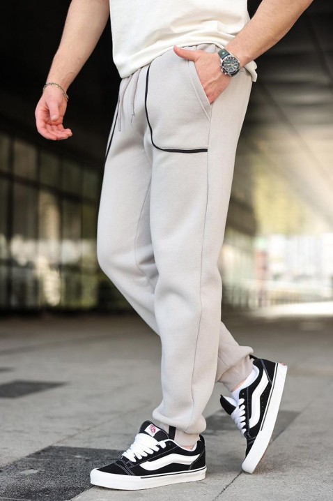 Muške hlače FONTOR LIGHT GREY, Boja: svjetlosiva, IVET.HR - MODERNA ODJEĆA