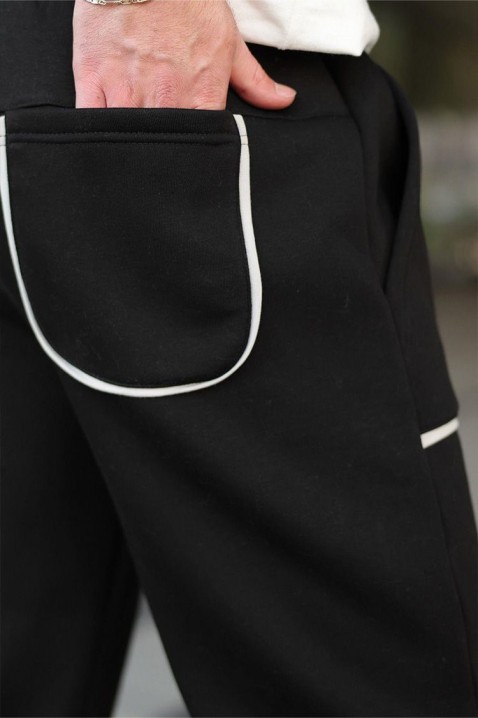 Muške hlače FONTOR BLACK, Boja: crna, IVET.HR - MODERNA ODJEĆA