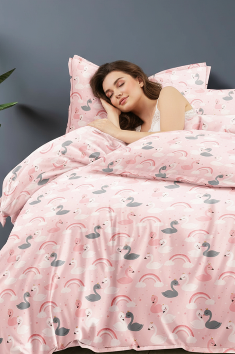 Komplet posteljina OPELFY 160x200 cm pamuk - 4 dijela, Boja: višebojna, IVET.HR - MODERNA ODJEĆA