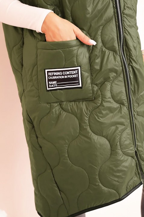 Prsluk VORTELGA KHAKI, Boja: kaki, IVET.HR - MODERNA ODJEĆA