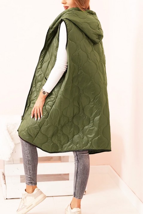 Prsluk VORTELGA KHAKI, Boja: kaki, IVET.HR - MODERNA ODJEĆA