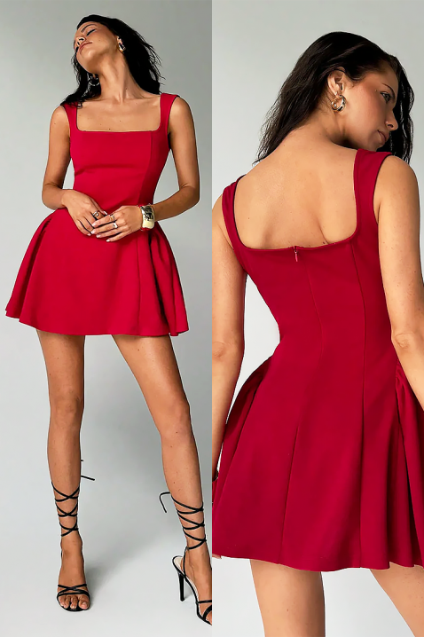 Haljina ERKANZA, Boja: crvena, IVET.HR - MODERNA ODJEĆA