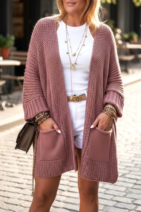 Kardigan GLORDENZA PUDRA, Boja: pudera, IVET.HR - MODERNA ODJEĆA