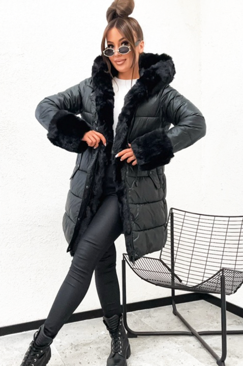 Jakna ZERFIOLJA BLACK, Boja: crna, IVET.HR - MODERNA ODJEĆA