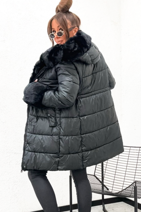 Jakna ZERFIOLJA BLACK, Boja: crna, IVET.HR - MODERNA ODJEĆA