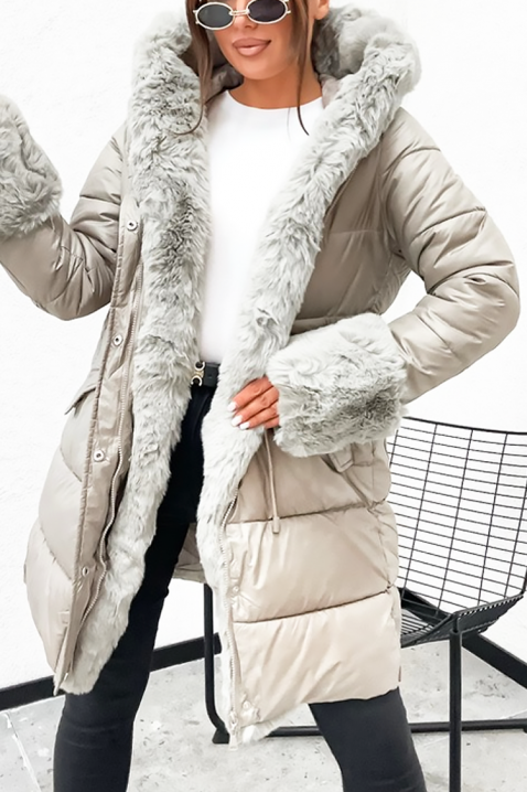 Jakna ZERFIOLJA BEIGE, Boja: bež, IVET.HR - MODERNA ODJEĆA