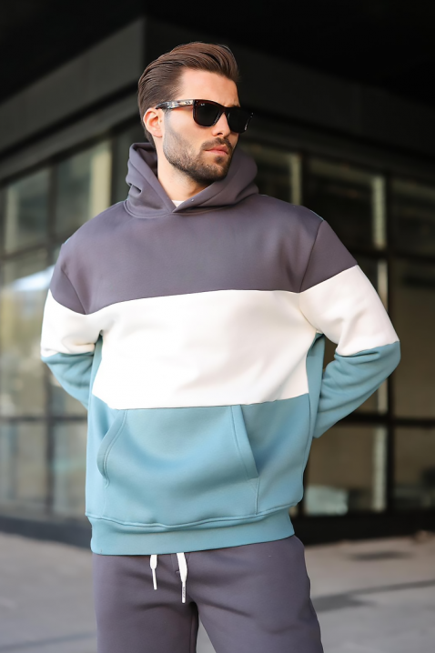 Muška dukserica FREDERO GRAFIT, Boja: grafitna, IVET.HR - MODERNA ODJEĆA