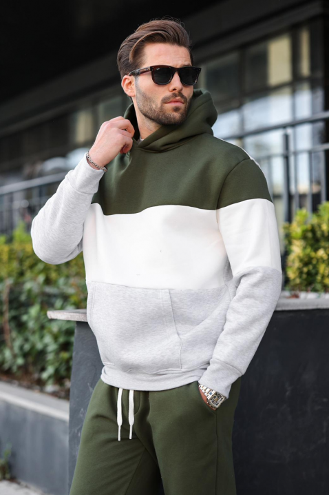 Muška dukserica FREDERO KHAKI, Boja: kaki, IVET.HR - MODERNA ODJEĆA