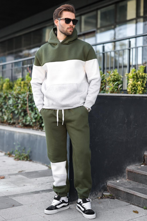 Muška dukserica FREDERO KHAKI, Boja: kaki, IVET.HR - MODERNA ODJEĆA