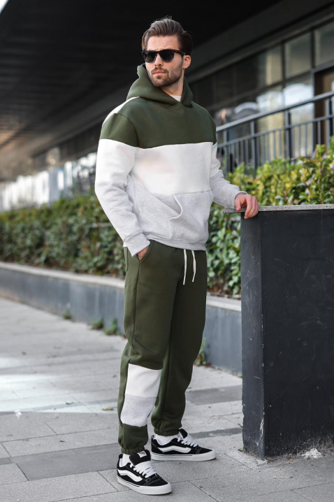 Muška dukserica FREDERO KHAKI, Boja: kaki, IVET.HR - MODERNA ODJEĆA