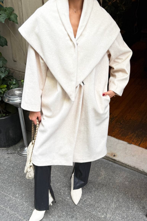 Kaput ALSIENA ECRU, Boja: drap, IVET.HR - MODERNA ODJEĆA