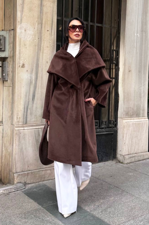 Kaput ALSIENA BROWN, Boja: smeđa, IVET.HR - MODERNA ODJEĆA