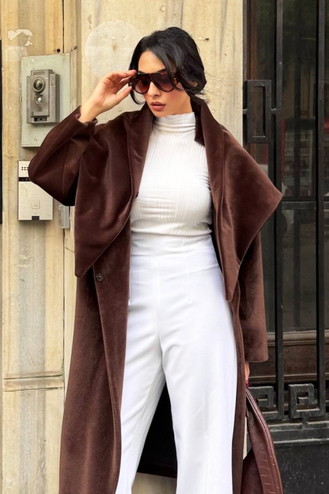 Kaput ALSIENA BROWN, Boja: smeđa, IVET.HR - MODERNA ODJEĆA