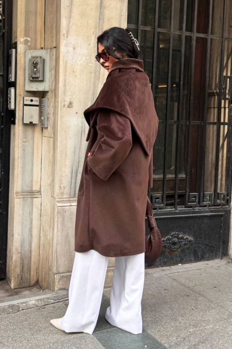 Kaput ALSIENA BROWN, Boja: smeđa, IVET.HR - MODERNA ODJEĆA