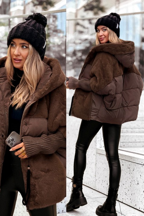 Jakna GLOREDA BROWN, Boja: drap, IVET.HR - MODERNA ODJEĆA