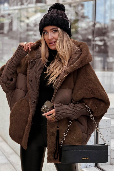 Jakna GLOREDA BROWN, Boja: drap, IVET.HR - MODERNA ODJEĆA