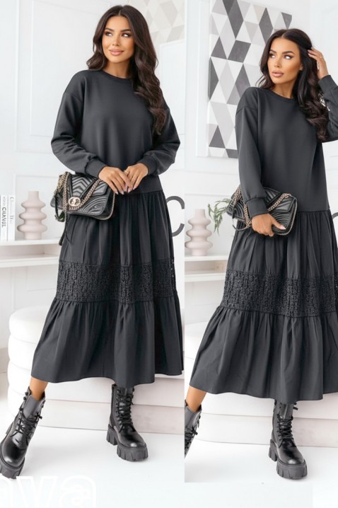 Haljina LELDINA, Boja: crna, IVET.HR - MODERNA ODJEĆA