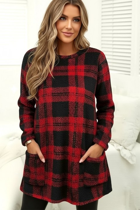 Tunika DERVILDA, Boja: crvena, IVET.HR - MODERNA ODJEĆA