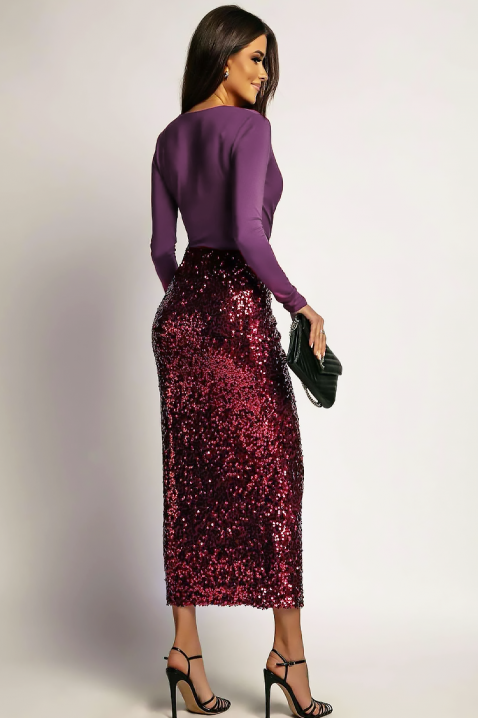 Haljina BLENTISA BORDO, Boja: bordo, IVET.HR - MODERNA ODJEĆA