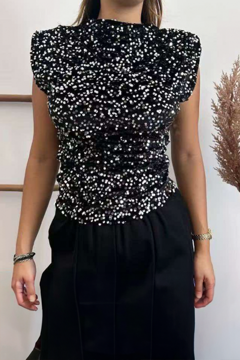 Top LEBRILA SILVER, Boja: crna,srebrna, IVET.HR - MODERNA ODJEĆA